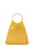 Šnúrková taška - žltá